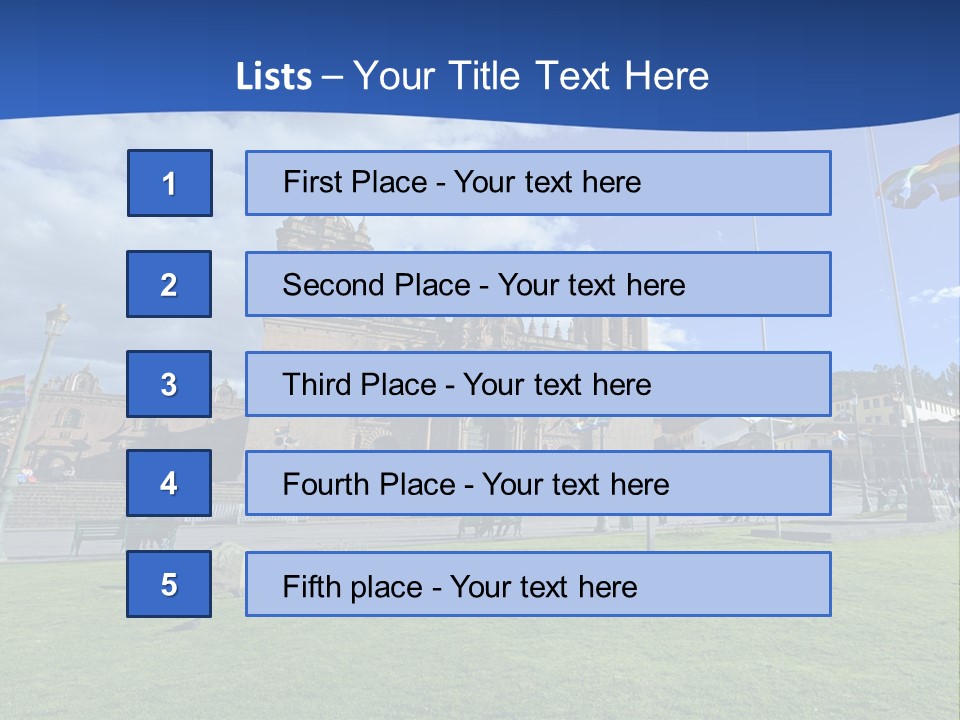 Landmark Fortress PowerPoint Template