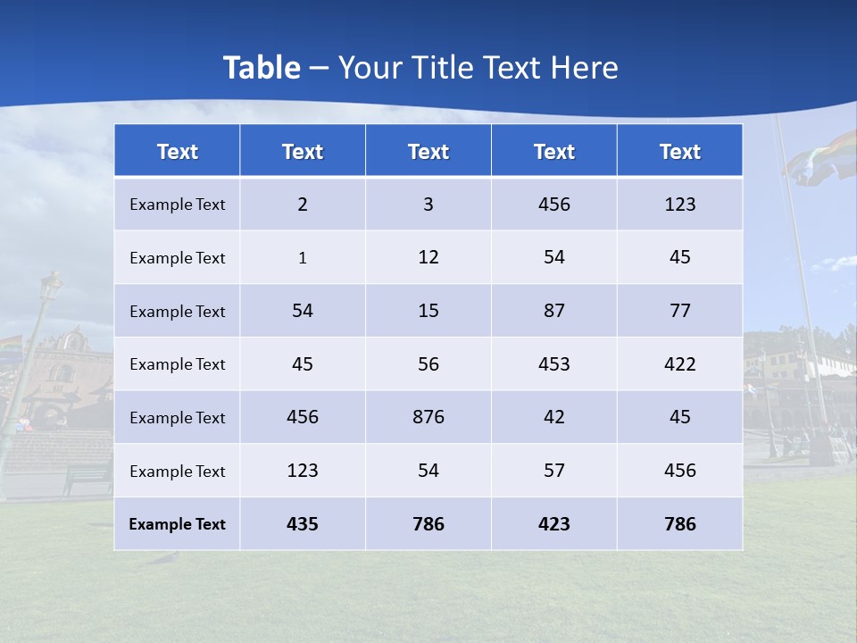 Landmark Fortress PowerPoint Template