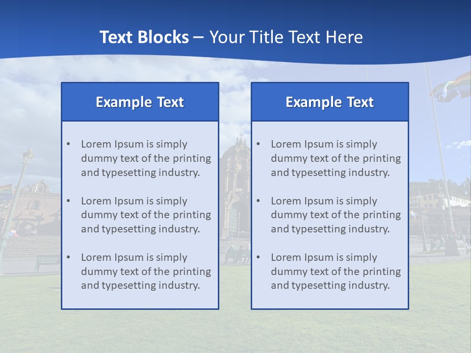 Landmark Fortress PowerPoint Template