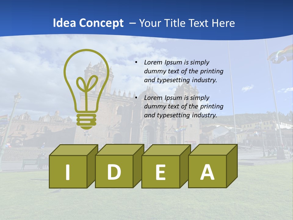 Landmark Fortress PowerPoint Template