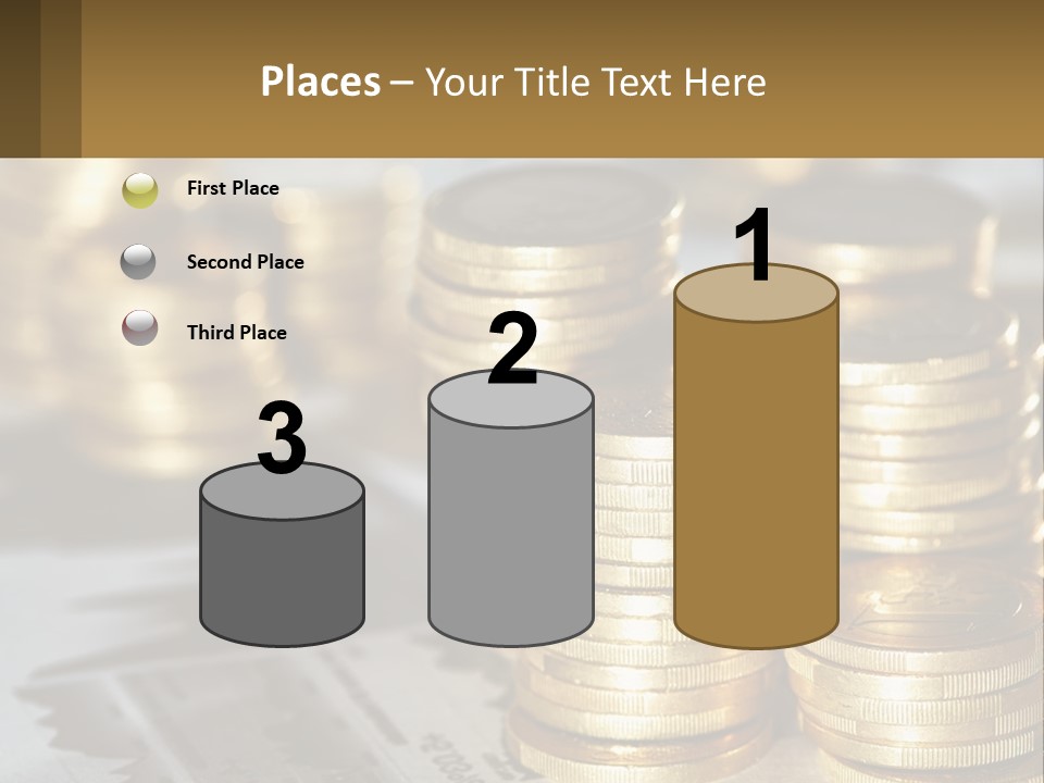Coins, Cents PowerPoint Template