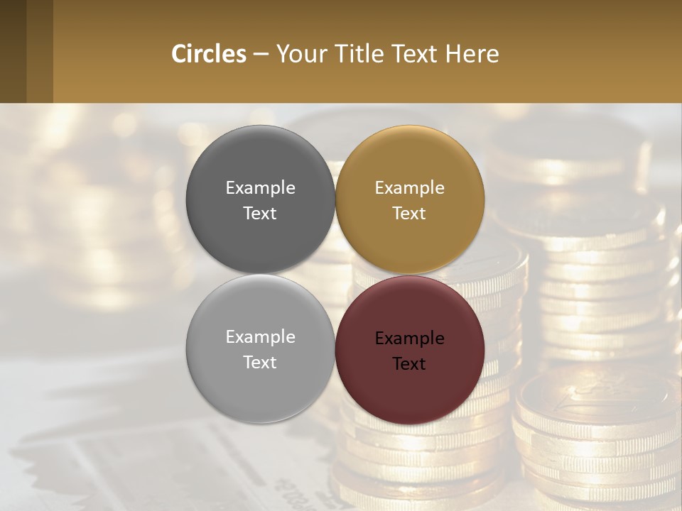 Coins, Cents PowerPoint Template