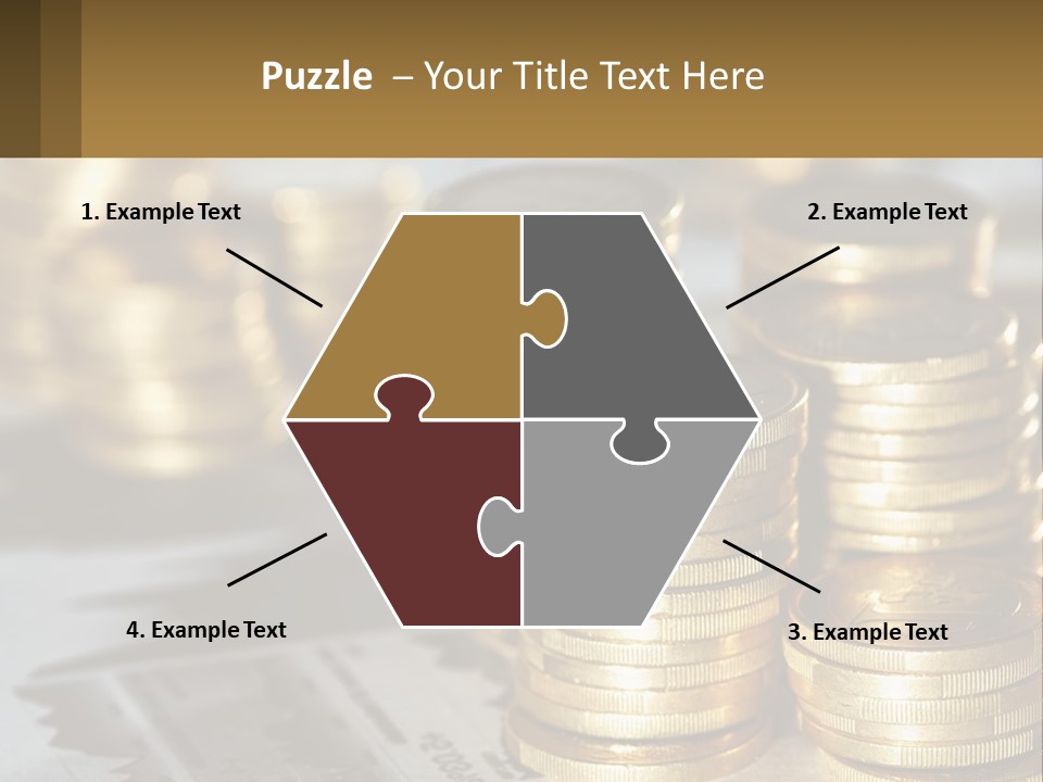 Coins, Cents PowerPoint Template