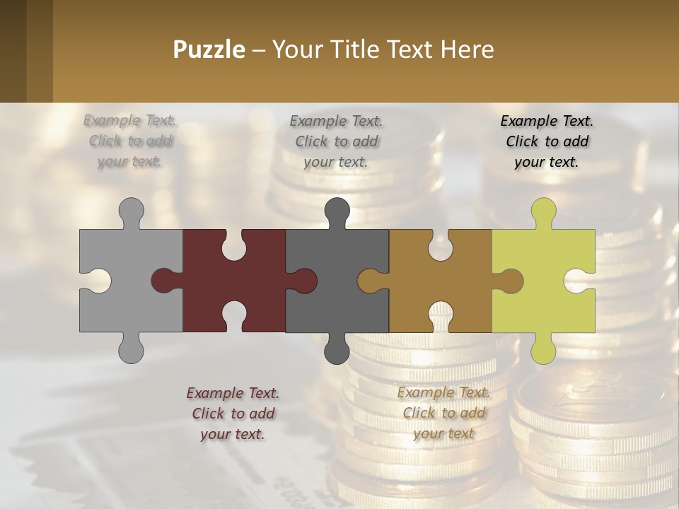 Coins, Cents PowerPoint Template