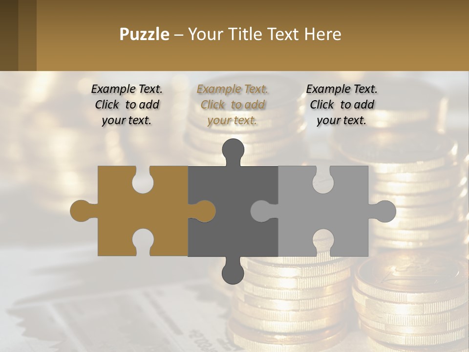 Coins, Cents PowerPoint Template