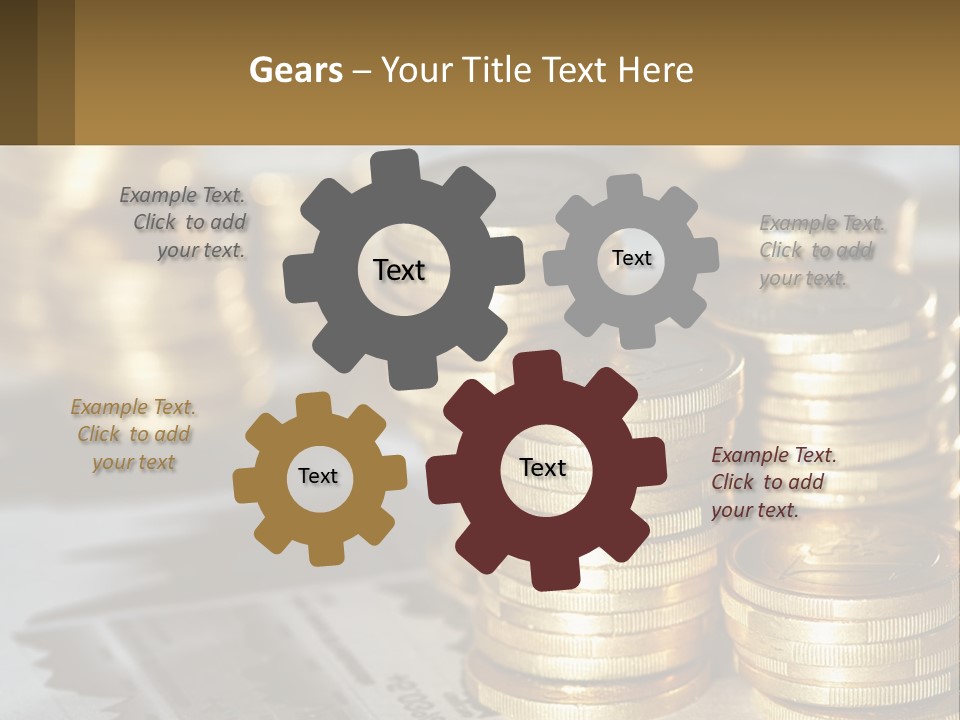 Coins, Cents PowerPoint Template