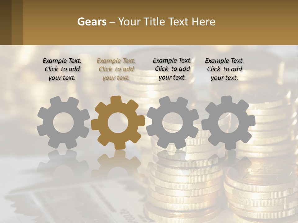 Coins, Cents PowerPoint Template