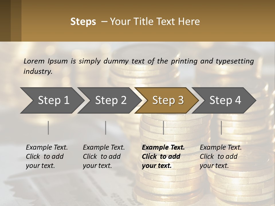 Coins, Cents PowerPoint Template