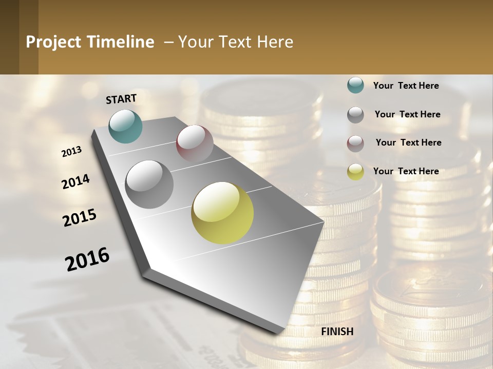 Coins, Cents PowerPoint Template