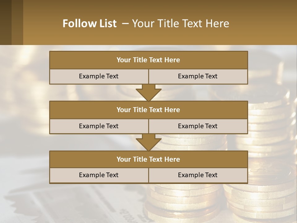Coins, Cents PowerPoint Template