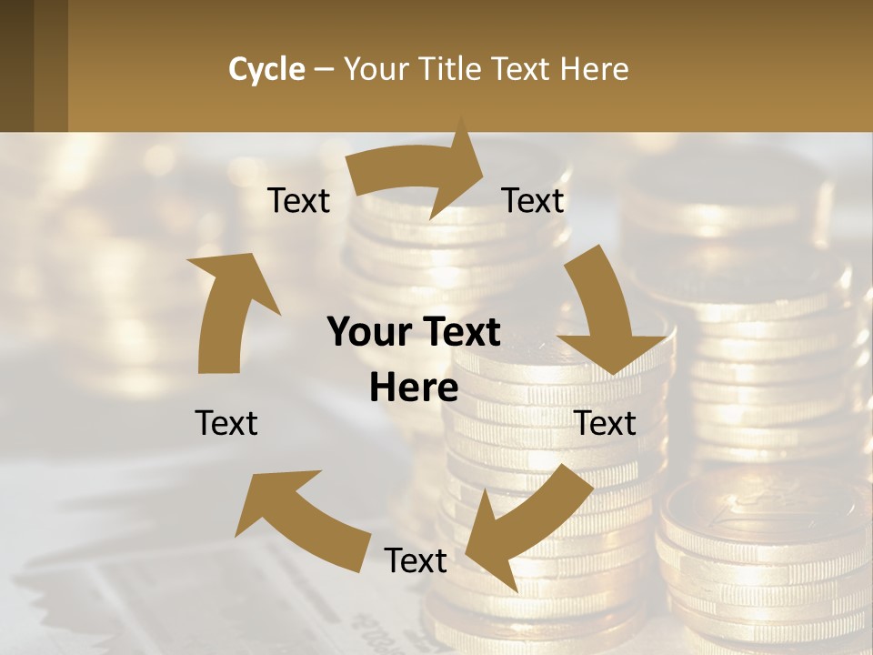 Coins, Cents PowerPoint Template