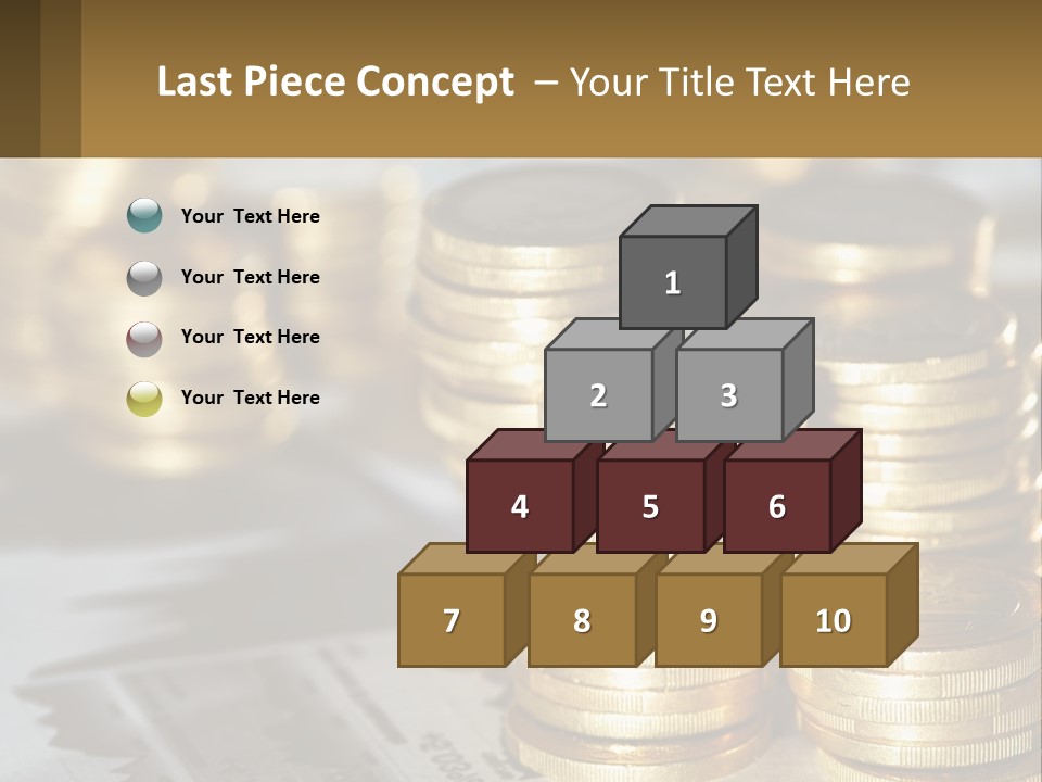 Coins, Cents PowerPoint Template