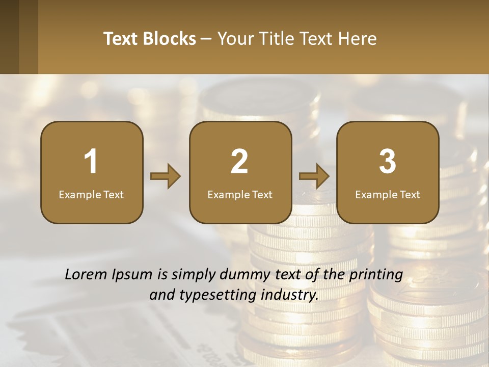 Coins, Cents PowerPoint Template