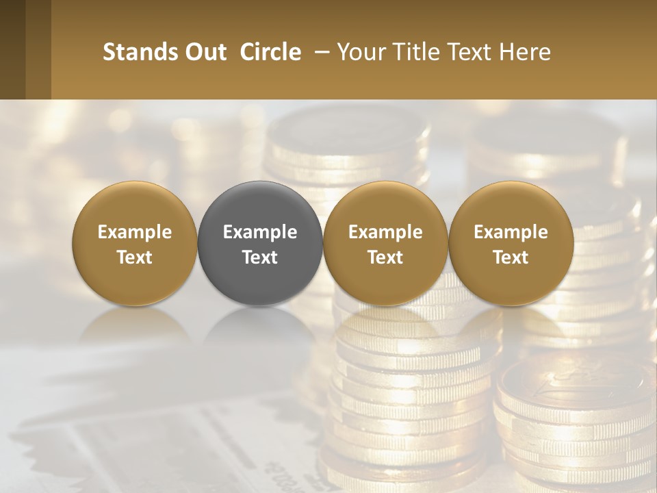 Coins, Cents PowerPoint Template