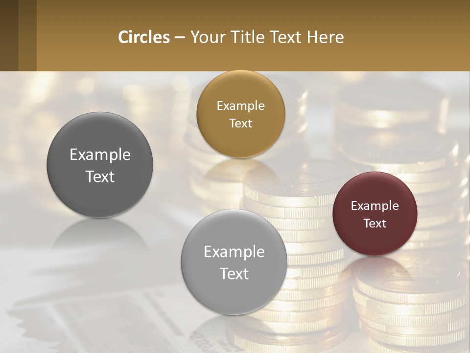 Coins, Cents PowerPoint Template