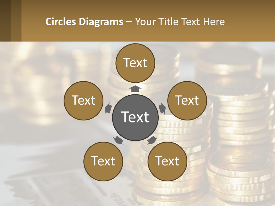 Coins, Cents PowerPoint Template