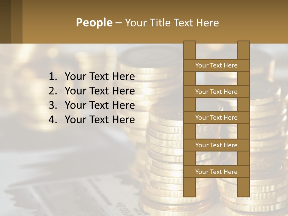 Coins, Cents PowerPoint Template