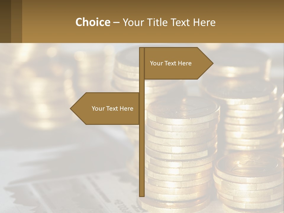 Coins, Cents PowerPoint Template