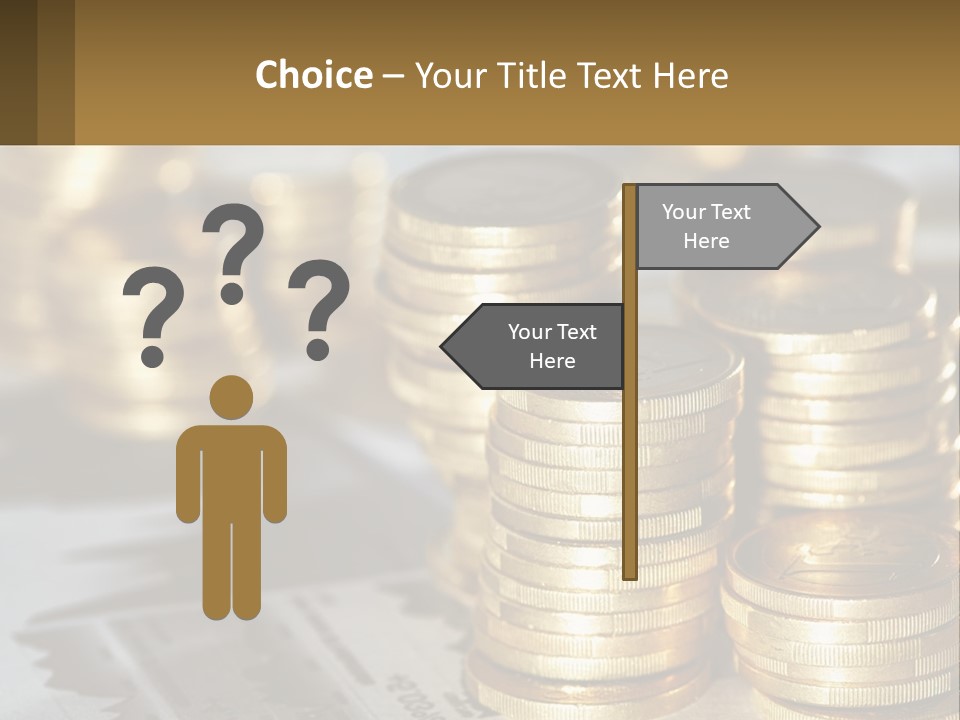 Coins, Cents PowerPoint Template