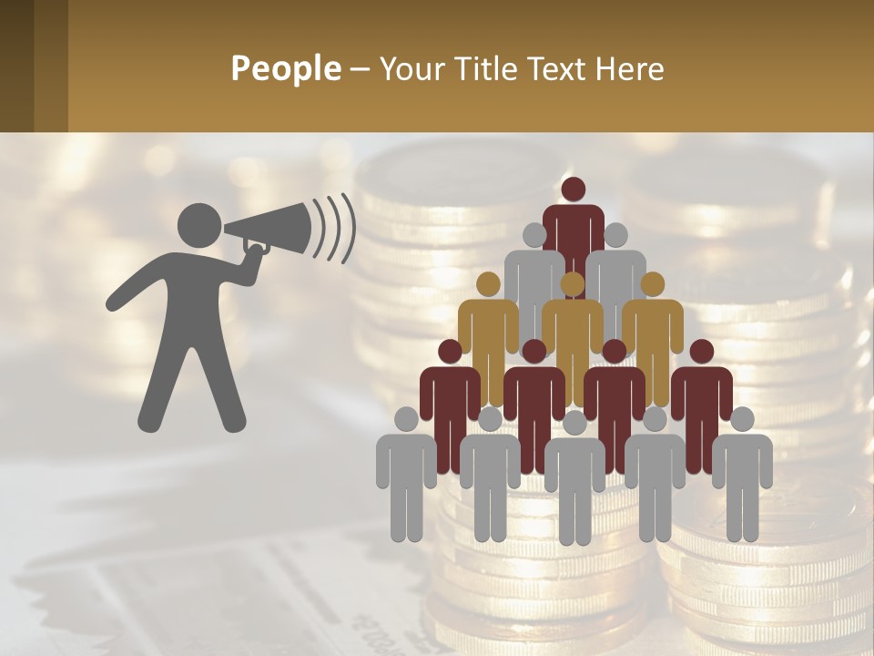 Coins, Cents PowerPoint Template