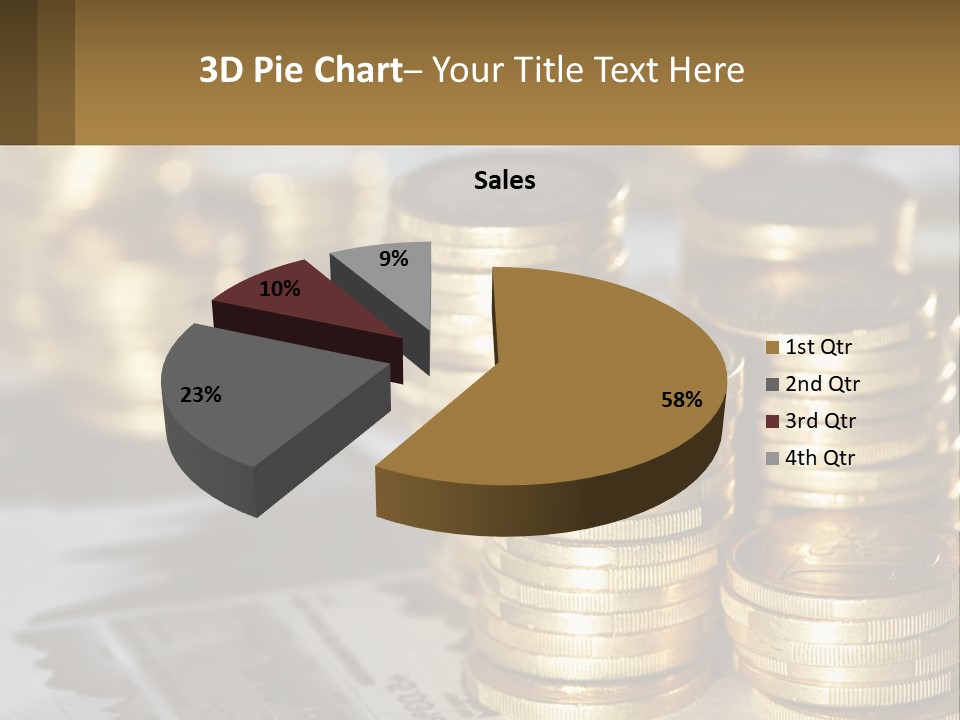Coins, Cents PowerPoint Template