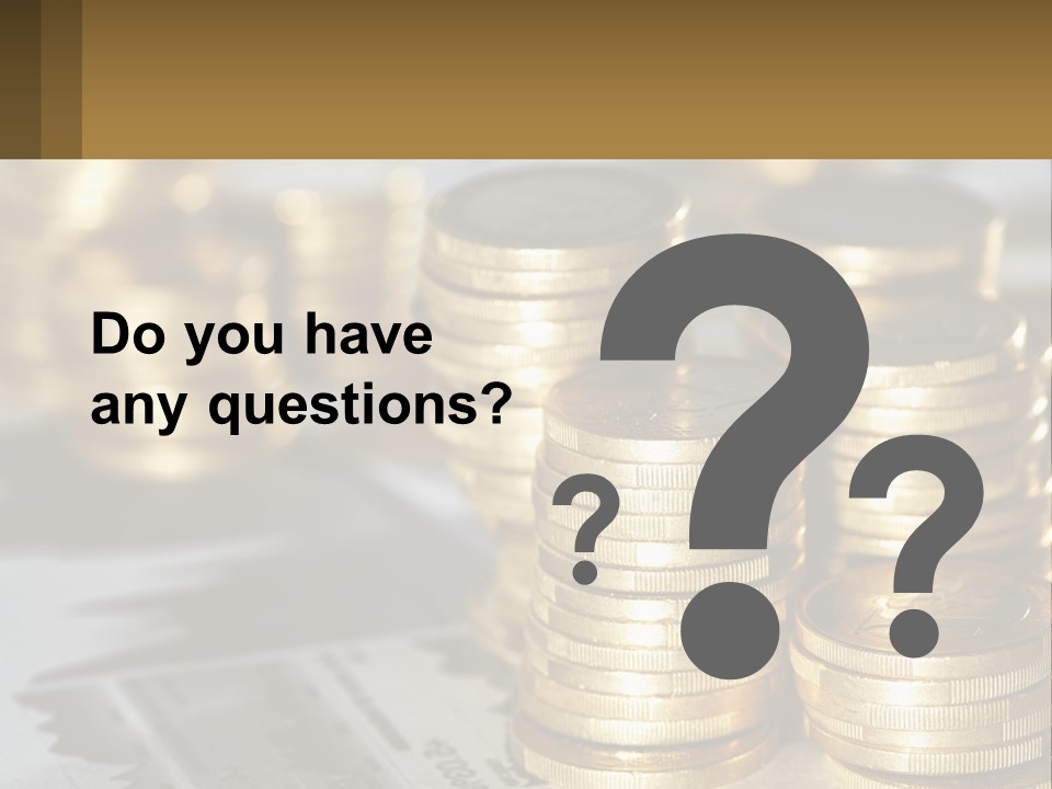 Coins, Cents PowerPoint Template