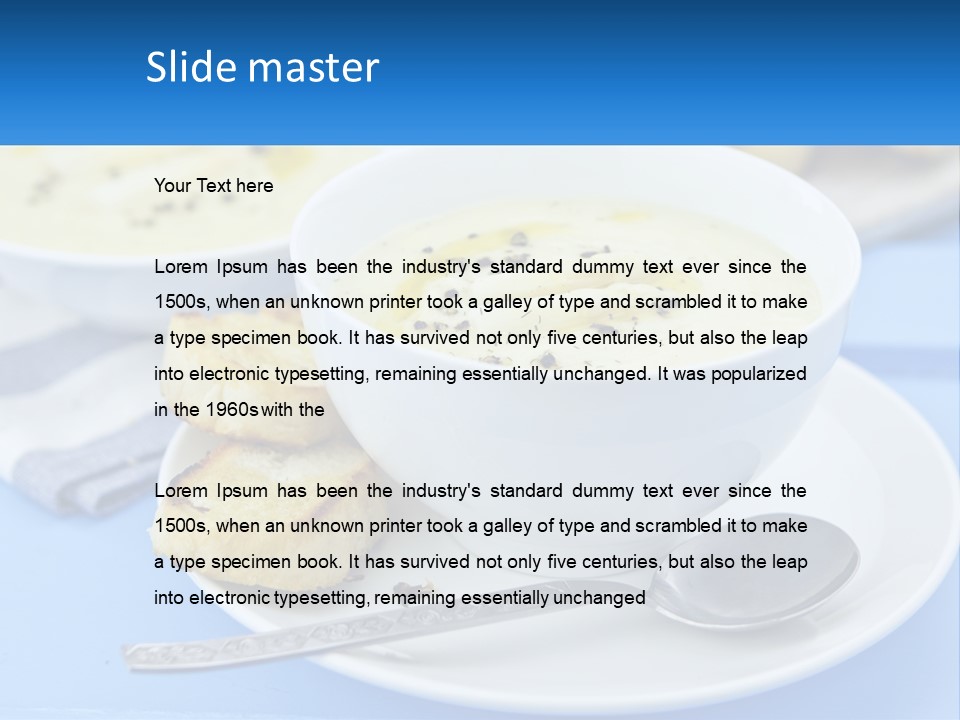 Mashed Potatoes PowerPoint Template