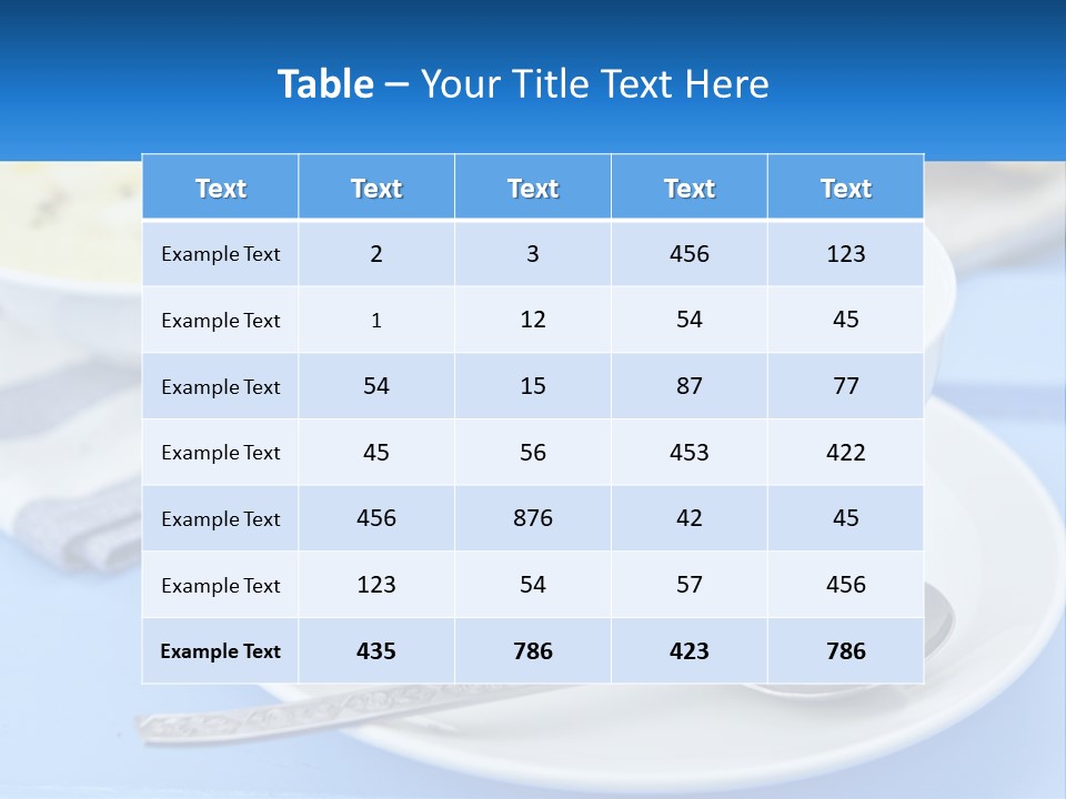 Mashed Potatoes PowerPoint Template