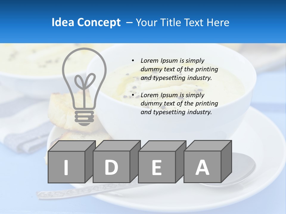 Mashed Potatoes PowerPoint Template