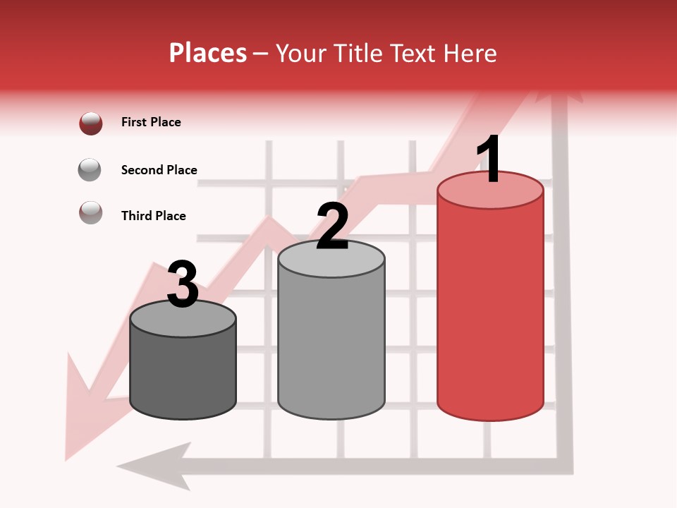 Stock Falling Chart PowerPoint Template