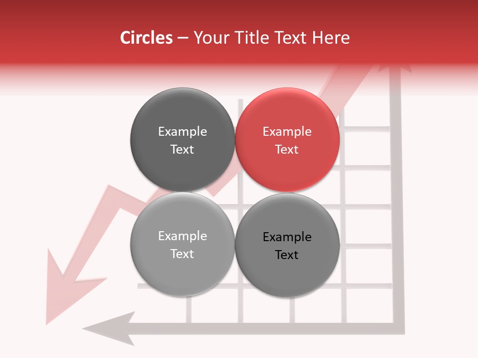 Stock Falling Chart PowerPoint Template