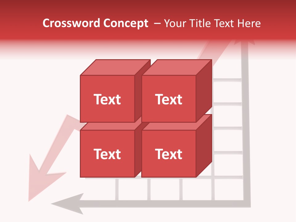 Stock Falling Chart PowerPoint Template