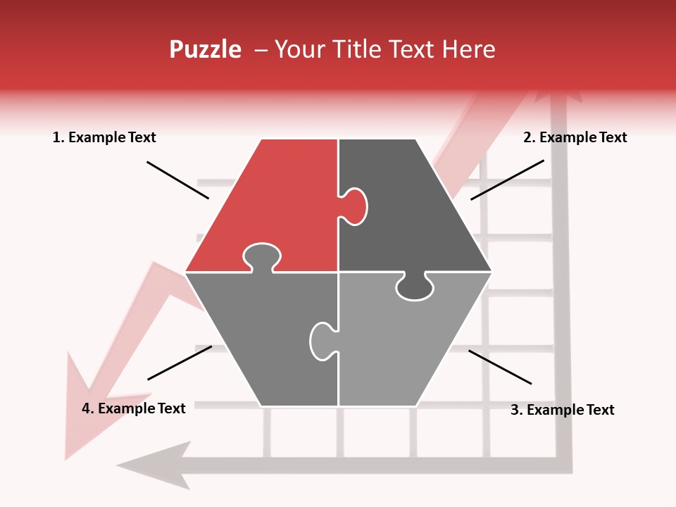 Stock Falling Chart PowerPoint Template