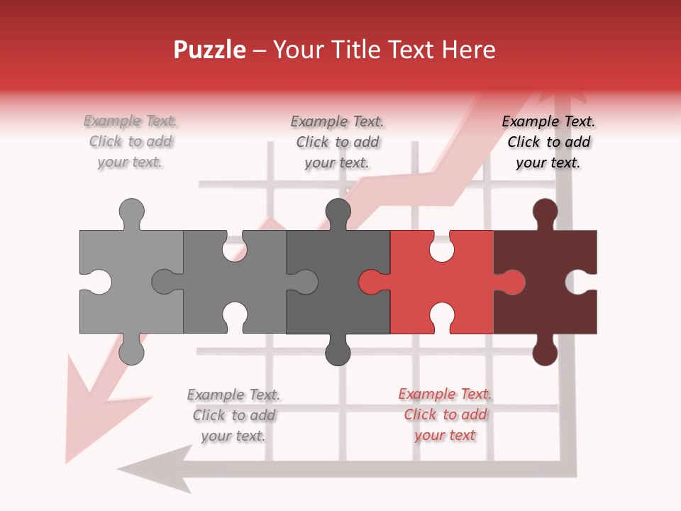 Stock Falling Chart PowerPoint Template
