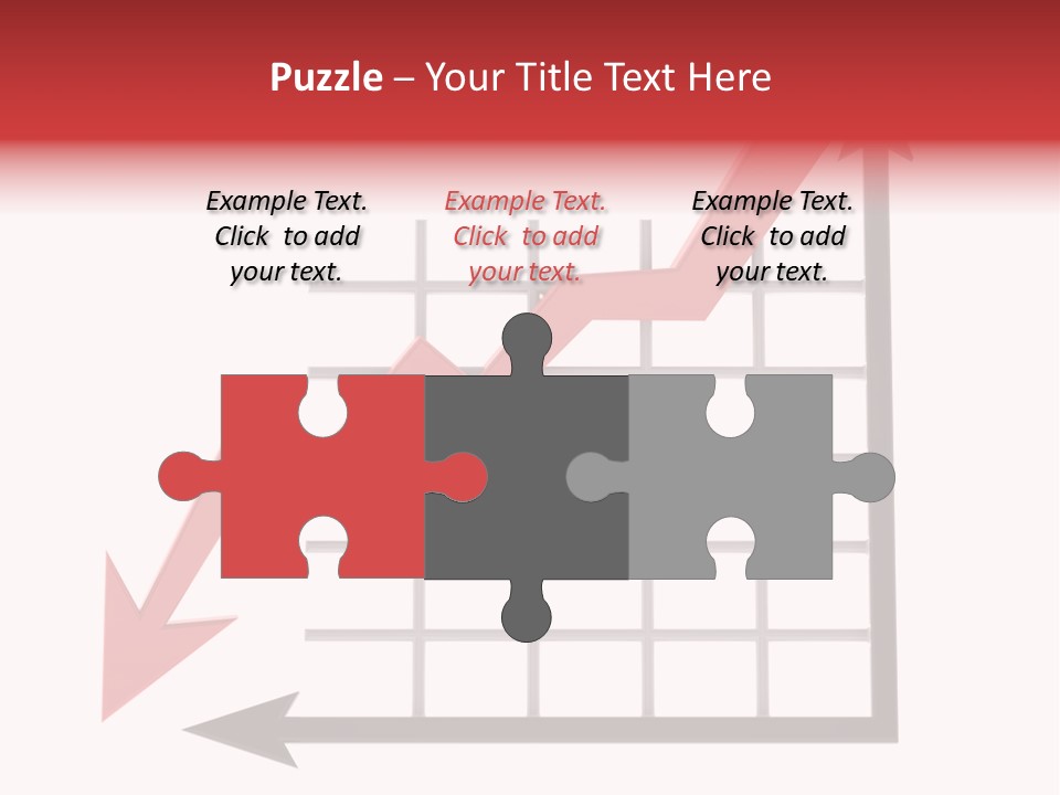 Stock Falling Chart PowerPoint Template