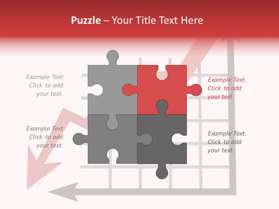 Stock Falling Chart PowerPoint Template