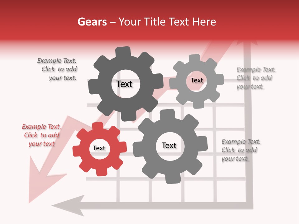 Stock Falling Chart PowerPoint Template