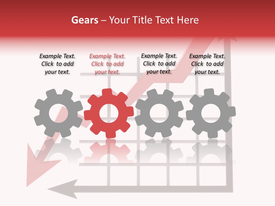 Stock Falling Chart PowerPoint Template