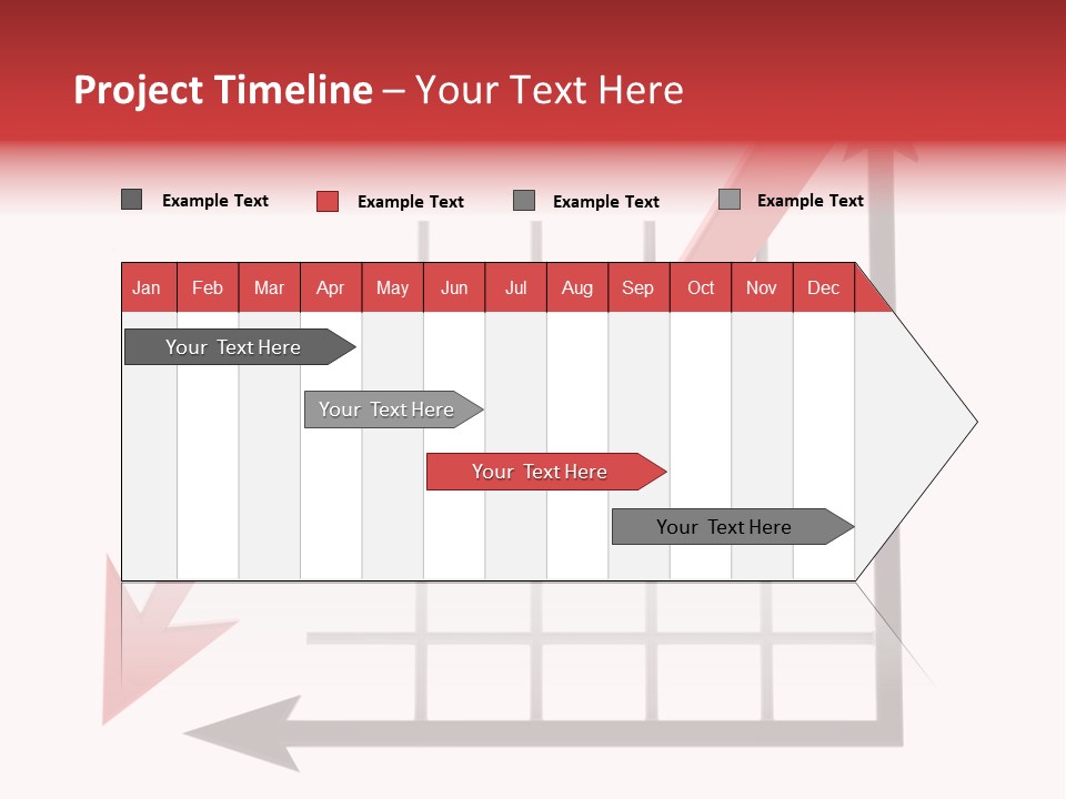 Stock Falling Chart PowerPoint Template