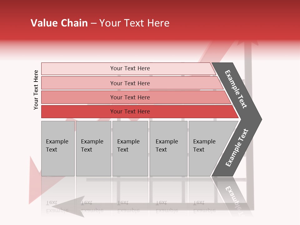 Stock Falling Chart PowerPoint Template