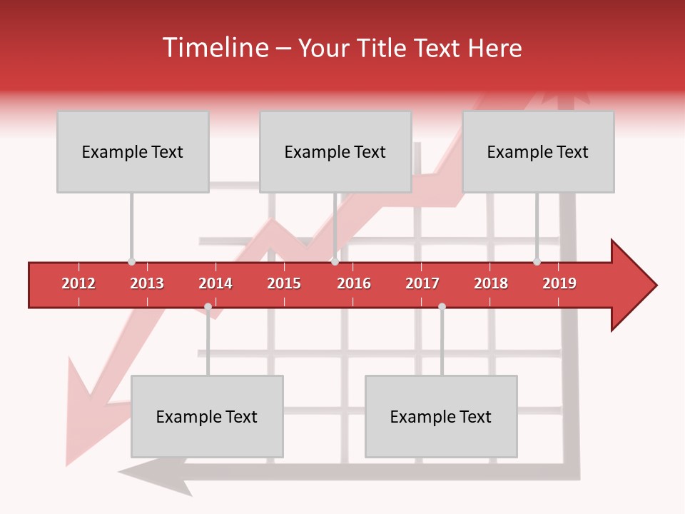 Stock Falling Chart PowerPoint Template