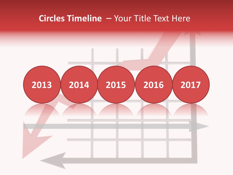 Stock Falling Chart PowerPoint Template