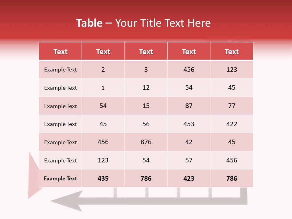 Stock Falling Chart PowerPoint Template