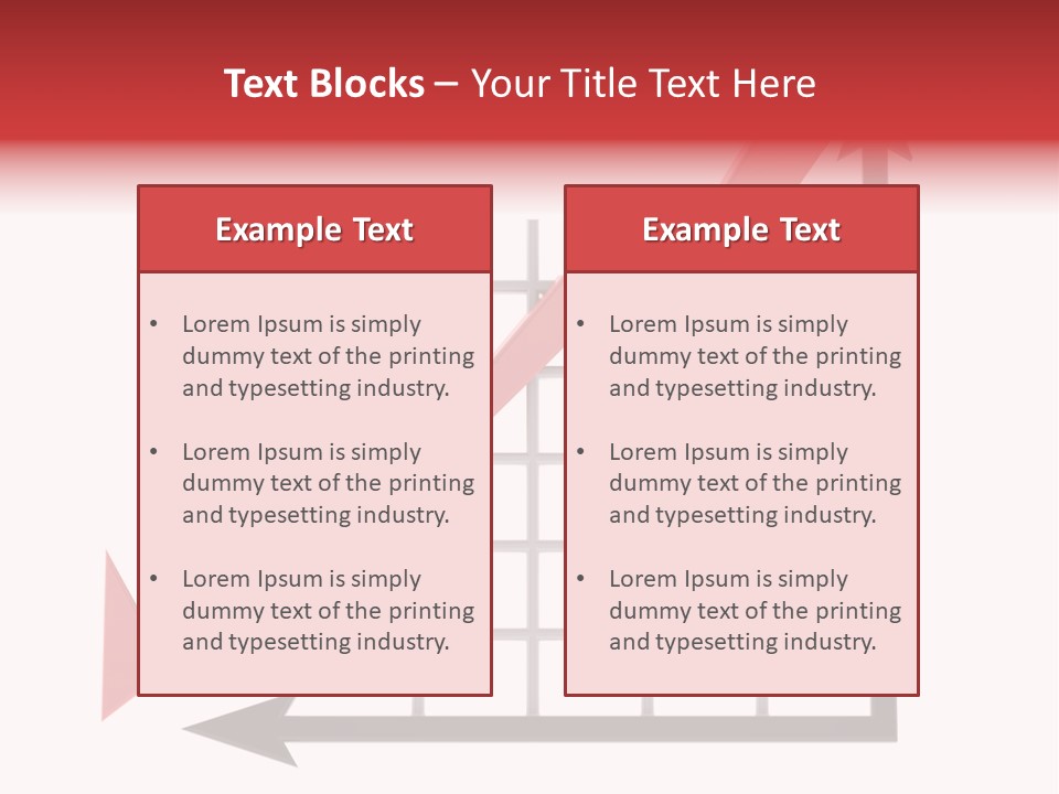 Stock Falling Chart PowerPoint Template