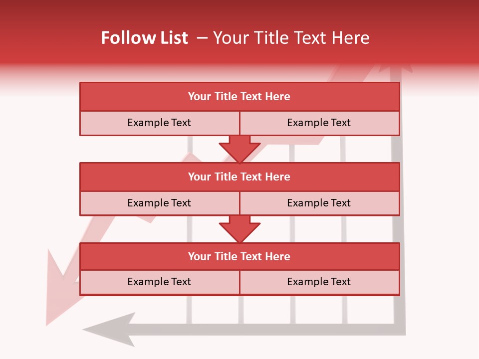 Stock Falling Chart PowerPoint Template