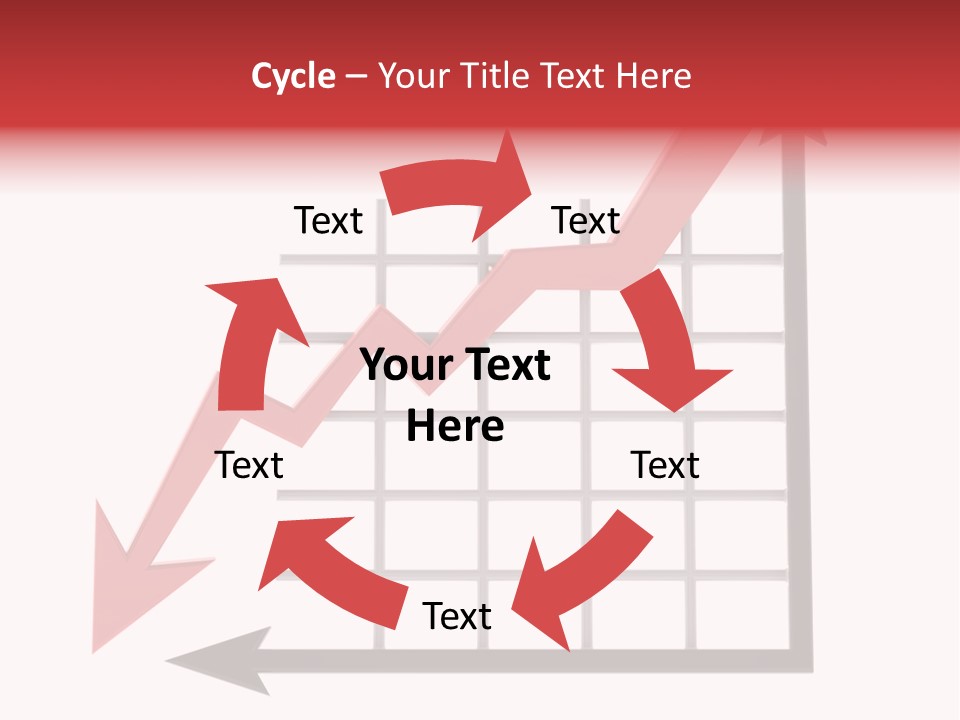 Stock Falling Chart PowerPoint Template
