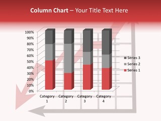 Stock Falling Chart PowerPoint Template
