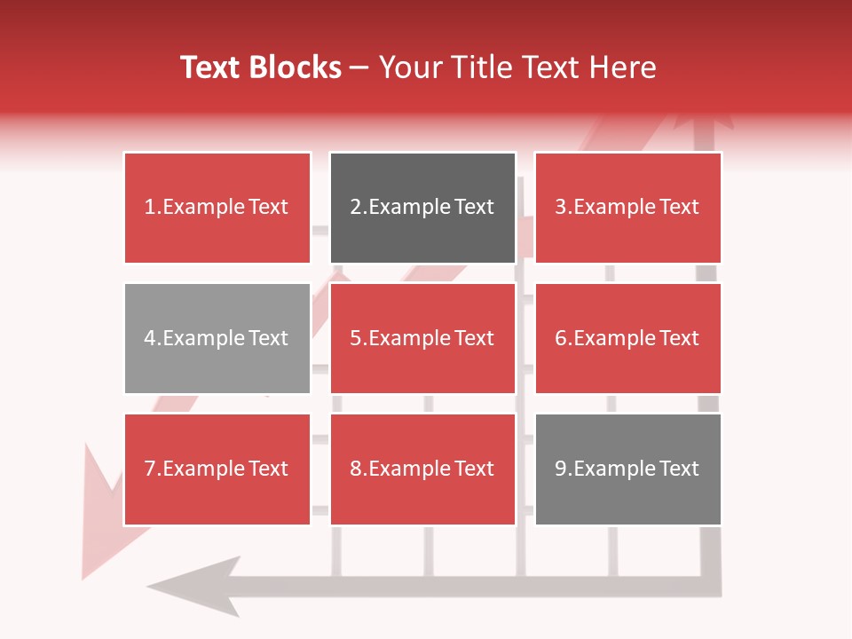 Stock Falling Chart PowerPoint Template