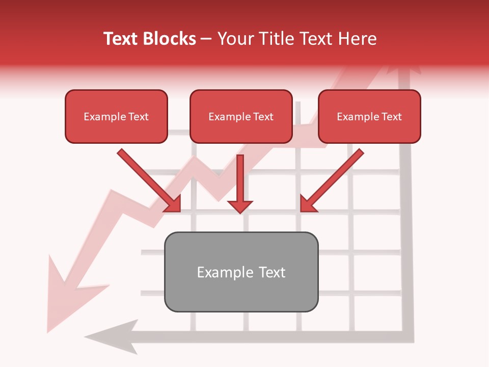 Stock Falling Chart PowerPoint Template