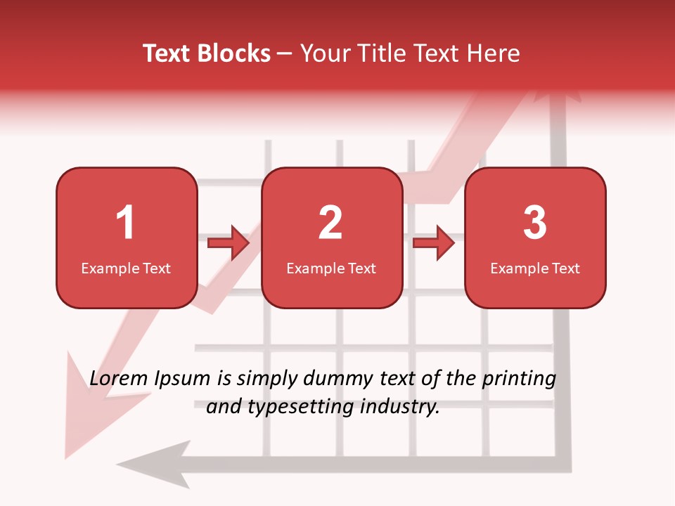 Stock Falling Chart PowerPoint Template